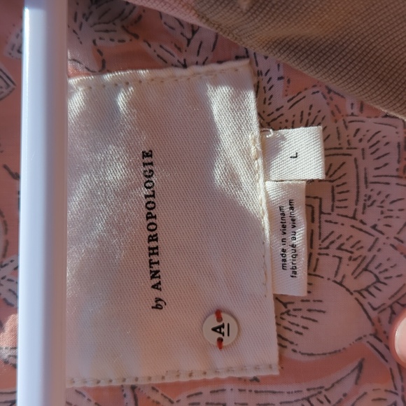 Anthropology coffee stained color army jacket - Picture 6 of 8
